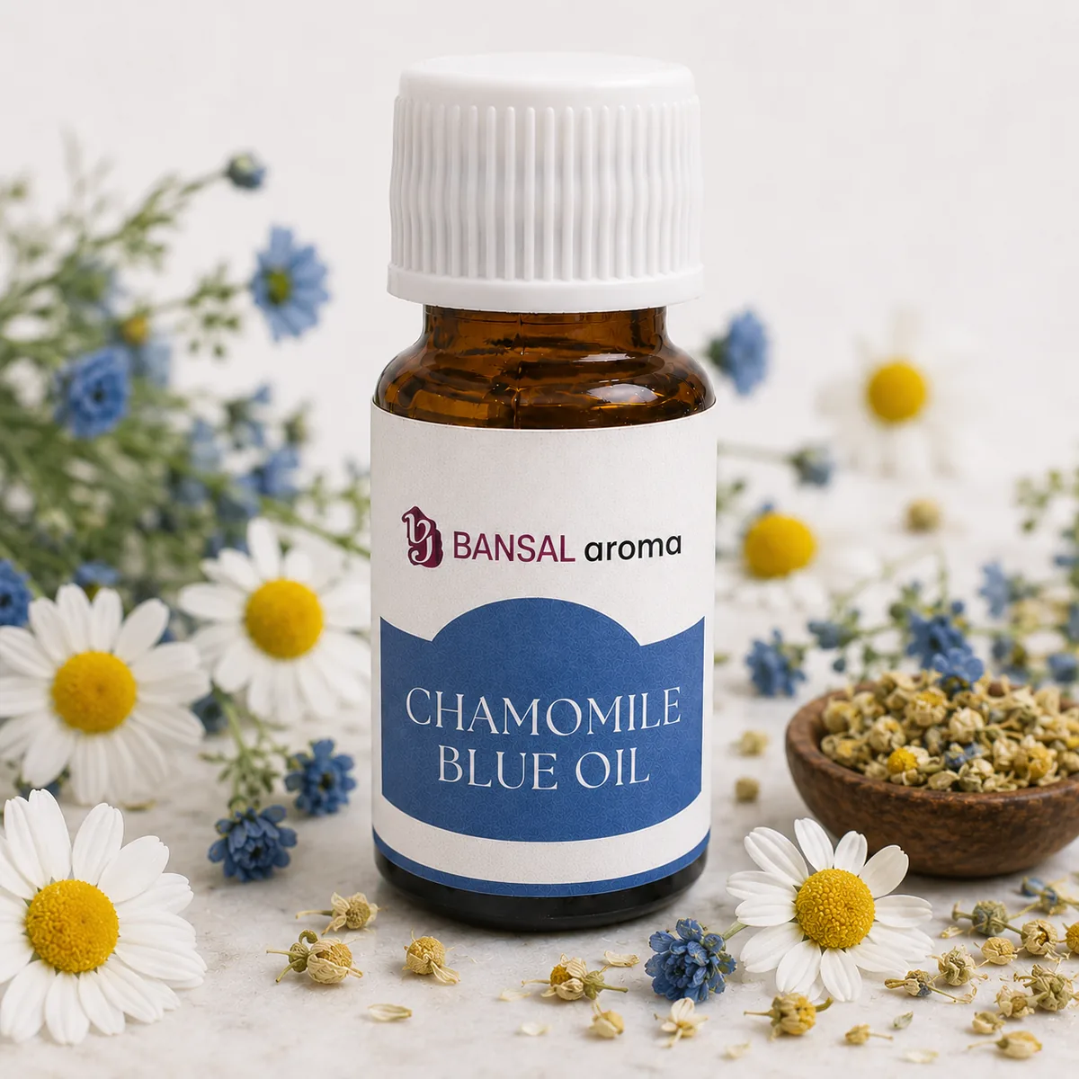 Chamomile Blue Oil – bulk supply from Bansal Aroma