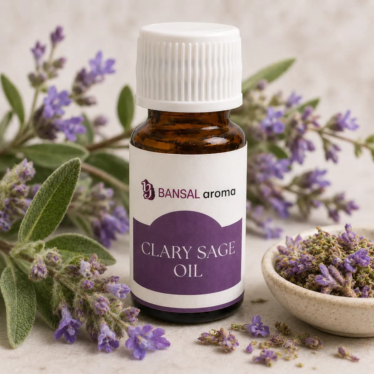 Clary Sage Oil – bulk supply from Bansal Aroma