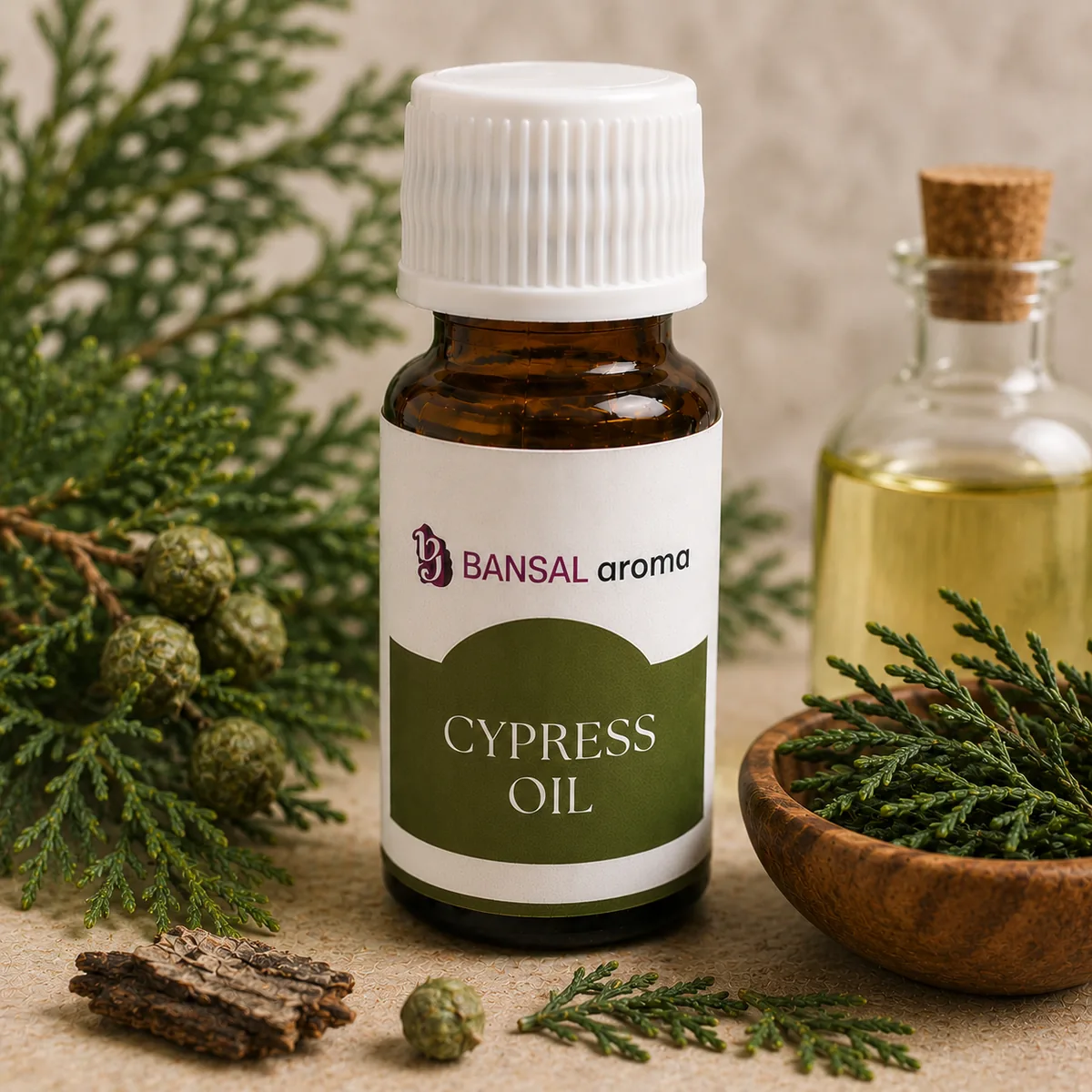 Cypress Oil – bulk supply from Bansal Aroma