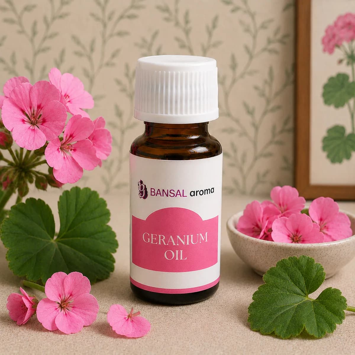 Geranium Oil – bulk supply from Bansal Aroma