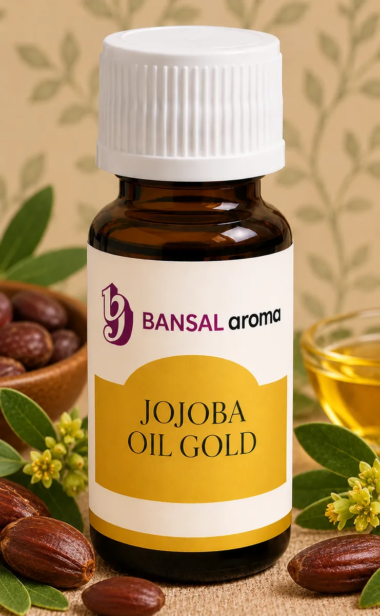 Jojoba Oil Gold – bulk supply from Bansal Aroma