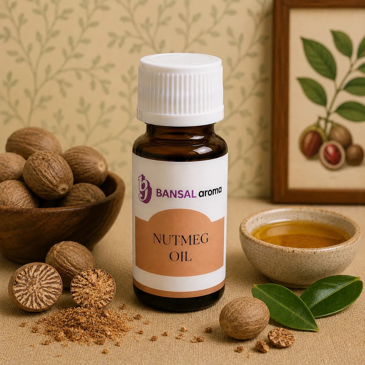 Nutmeg Oil – bulk supply from Bansal Aroma