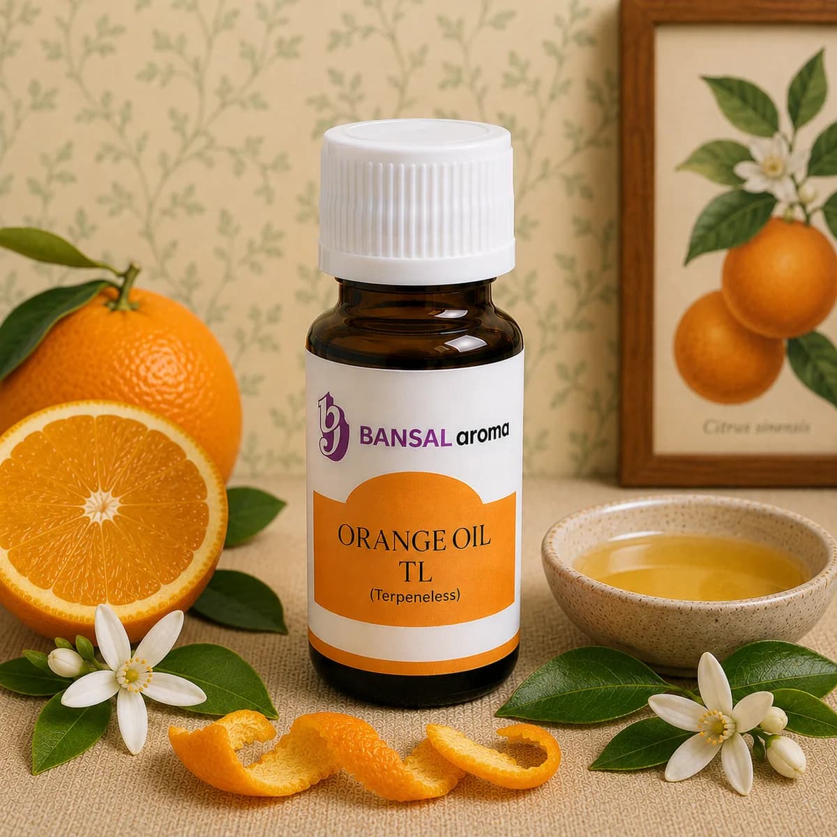 Orange Oil TL – bulk supply from Bansal Aroma