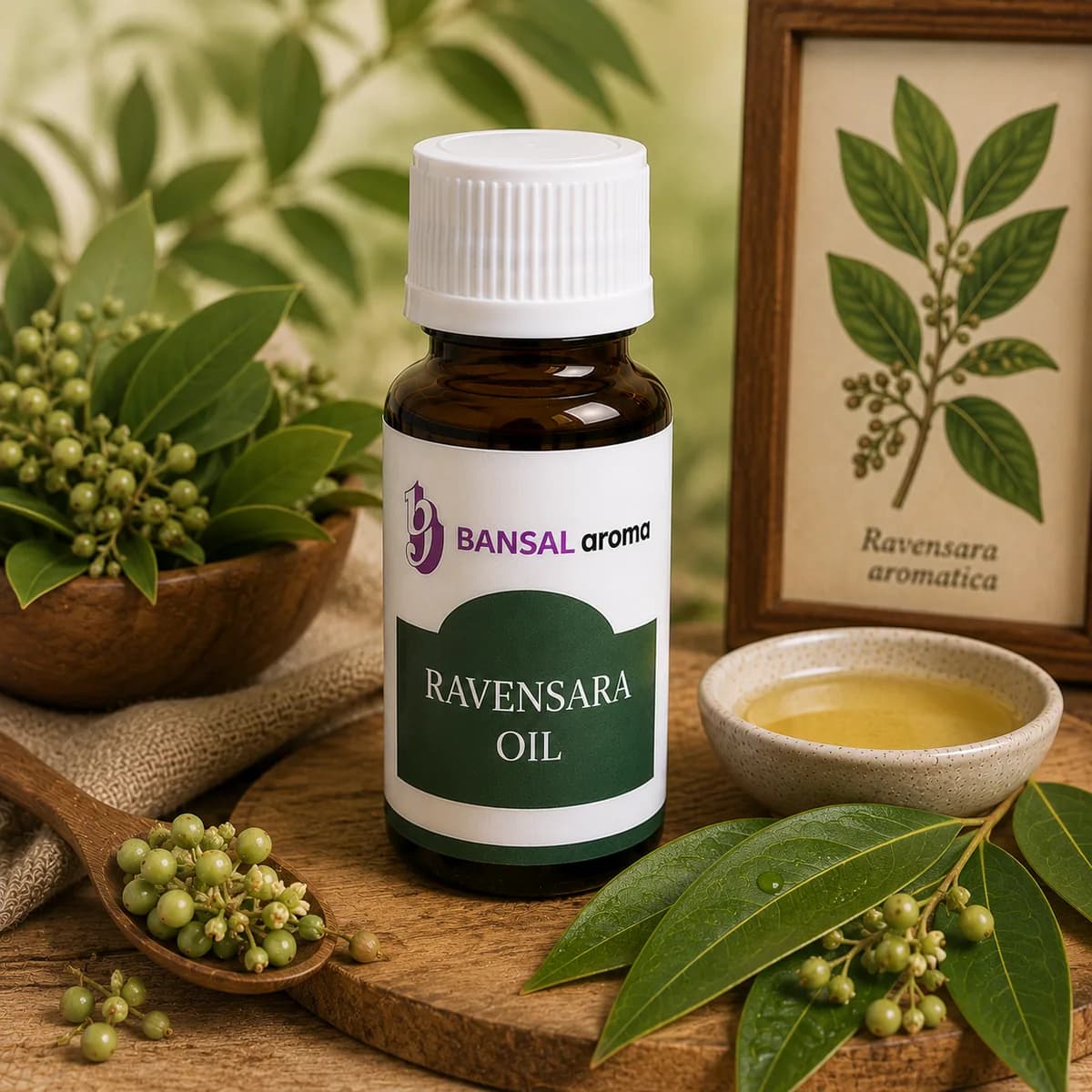 Ravensara Oil – bulk supply from Bansal Aroma